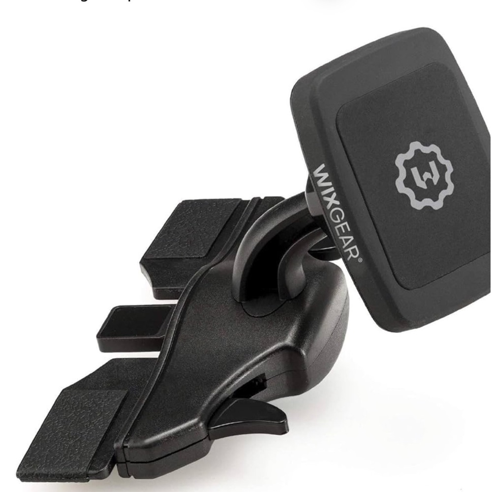 WixGear‎ Cd Mount, CD Slot Magnetic Car Mount Holder for Cell Phones